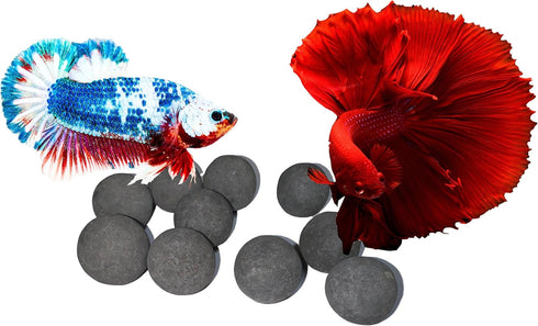 Awesome Industries Betta Tourmaline Balls Water Conditioner, 10 Pack Regular, Improves Health and Breeding