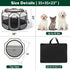 Love's Cabin Medium Dog Playpen, Portable Indoor/Outdoor Tent Crate, Foldable Pop Up Kennel with Removable Zipper Top,