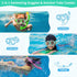 Gintenco Kids Snorkel Set, Unisex Diving Mask and Dry Top Snorkel Combo for Children