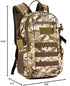 HUNTVP 10L/20L Mini Daypack Military MOLLE Backpack Rucksack for Tactical Assault, Hunting, Camping, Trekking