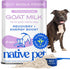 Native Pet Goat Milk Powder - Dog Food Topper for Active Dogs