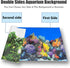 Fish Tank Background - Sea Anemone Coral Theme Double-Sided Poster for Aquarium Wallpaper