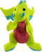 goDog Mesh Dragons Squeaky Plush Dog Toy, Double Chew Guard Technology -