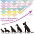 60Pcs Summer JarThenaAMCS Spring Dog Bandana Pastel Plaid Triangle Pet Scarf Adjustable Puppy Neckerchief Colorful Dog