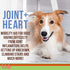 Licks Pill-Free Dog Joint and Heart Supplement, Glucosamine & Omega 3 Fish Oil, Gel Packets, 10 Use