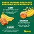 NATOO Dog Treats for Large Breed, Crunchy Biscuits with Oats, Banana and Honey, 8oz
