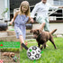 Dog Soccer Ball Toys with Straps - 8 Inch Large Herding Ball for Tug of War, Birthday Gifts, Water Toy for Medium Large