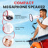 Pyle 40 Watt Professional Megaphone with Clear Sound, Ergonomic Grip, Indoor & Outdoor Use