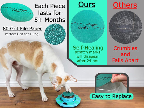 Dog Nail Scratch Board | Scratch Pad for Dogs | Dog Nail File Board | Dog Nail File Toy | Dog Scratch Pad for Nails |