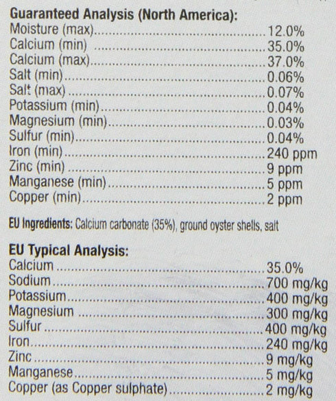 Exo Terra Ultra Fine Calcium Powder, 1.4 oz - High Calcium Formula for Bone Health, Growth & Metabolism