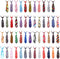 Segarty 50 PCS Dog Neckties, Adjustable Bow Ties for Medium Large Dogs, Festival Formal Bulk Pet Accessories