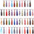 Segarty 50 PCS Dog Neckties, Adjustable Bow Ties for Medium Large Dogs, Festival Formal Bulk Pet Accessories