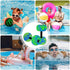 Apujent 2Pcs Aquatic Dumbbells For Pool Exercise, High-density Eva Foam Pool Weights Resistance, Lightweight Water