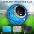 Light Up Soccer Ball Size 5 - Glow in The Dark for Day & Night Games, Gifts for Men, Youth, and Adults