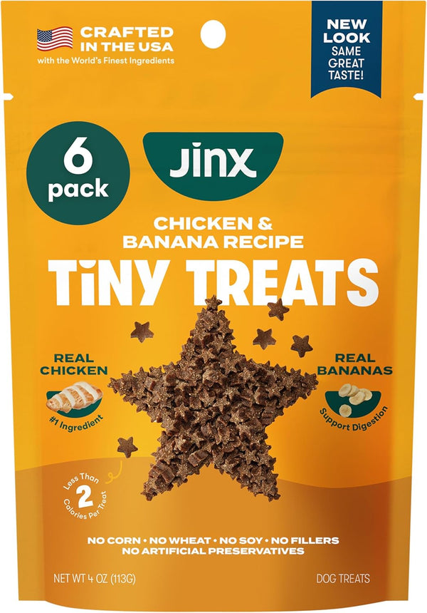 Jinx Chicken & Banana Training Treats for Dogs and Puppies, Low-Calorie, All