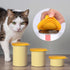 Pet Food Lids, Yellow Mango, 2 Pack, Bone Appetit Wet Food Can Covers