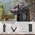 360 Portable Shooting Rest Tripod Rifle Stand for Range, Rotation V Yoke Holder - Lightweight Bench Rest for Target