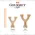 Nylabone Gourmet Style Strong Chew Wishbone Dog Chew Toy, Chicken Flavor, Large/Giant (1 Count)