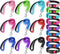 Silkfly 9 Sets Dog Collar and Leash Set, Reflective Nylon, Adjustable Dog Collar, Padded Handle, Walking Training