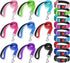 Silkfly 9 Sets Dog Collar and Leash Set, Reflective Nylon, Adjustable Dog Collar, Padded Handle, Walking Training