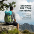 VILLEY Mummy Sleeping Bag - Lightweight Backpacking Sleeping Bag for Adults & Kids, 3-4 Seasons