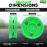 Green Biscuit Hockey Pucks 2 Pack - Green and Pink Passer Street Pucks/Free GB Sticker/Package may vary