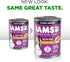 13 oz. (Pack 12) IAMS Proactive Health Senior Wet Dog Food, Classic Ground Dog Wet Food, Slow Cooked Chicken and Rice