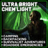 PartySticks Green Glow Sticks Emergency Chem Lights (6", 25 Pack) Military Grade Tactical Light Sticks for Survival