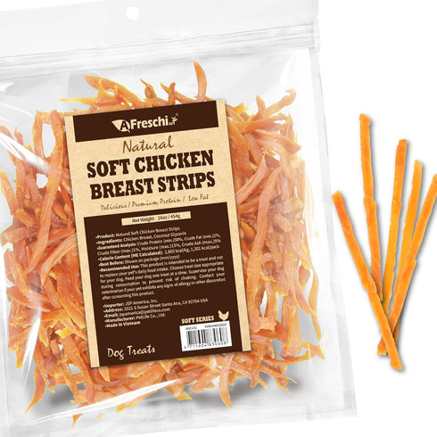 A Freschi srl Soft Chicken Dog Treats, All Natural, High-Protein, Healthy &