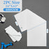 (2PC, 16"x43") 100% White Workout Towels for Gym - Cotton, Breathable, Soft & Absorb - Sweat Towel for Men & Women