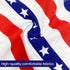 4th of July Dog Bandanas 2 Pack, American Flag Pet Scarf, Durable Fabric Pet Patriotic Scarf, Independence Day Bandana for Small Medium, and Large Dogs