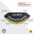 Sun Company Lev-o-gage Sr. Marine Clinometer, Heel-Angle, Measures Angle from -50 to 50 Degrees