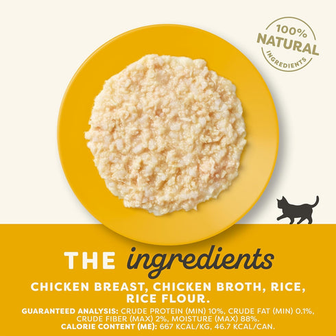 Applaws Natural Wet Cat Food, 6 Count, Limited Ingredient Canned Kitten Food, Chicken Breast Broth, 2.47oz
