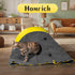 Homrich Interactive Cat Play Bag- Durable Rug for Hide and Seek, Collapsible Hole Mat, Tunnel Sleeping Bag for Indoor