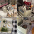 6 Chinchillas Fhiny Large Rabbit Litter Box for Cage, Plastic Guinea Pig Ltter Pan with PCS Disposable Pee Pads Potty