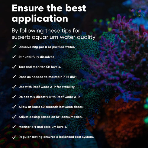 500g Brightwell Aquatics Reef Code B-P Alkalinity Buffer for Reef Aquariums Supports pH Stability Coral Growth Balanced