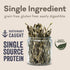 Polkadog Cod Skins for Dogs (2oz Shortie) - Single Ingredient Wild-Caught Fish Skin Dog Treats, Grain Free