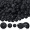 Cunno 200 Pcs Bio Balls Pond Filter Media, Black Aquarium Bio Media with Sponge for Fish Tank