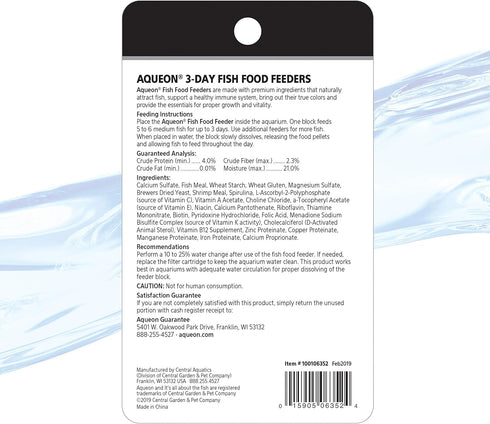 Aqueon Vacation Feeders, 3 Day - 4 Pack