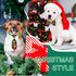 Chunful 150 Pcs Halloween Dog Bow Ties Collars Bulk Adjustable Set for Small Medium Pets (Santa Claus)