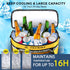 Kayak Cooler Behind Seat, Waterproof Bag Compatible with Lawn-Chair Seat, Portable Ice Chest for Fishing, Beach, Travel
