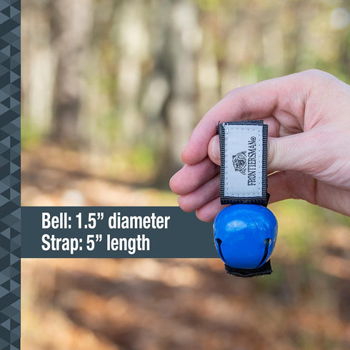 SABRE Frontiersman Bear Bell, Magnetic Silencer, Durable Hook and Loop Strap, Prevents Startling Bears While Hiking