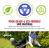 SuperChewy Tough Tug-of-War Flying Disc Toy - Lifetime Replacement, Strong Natural Rubber, Great Tug Disc Fetch Toy for