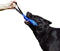 Dingo Gear Tug Toy for Dog Training, Agility Tug of War, French Linen Dog Bumper with Handle, 8" Blue