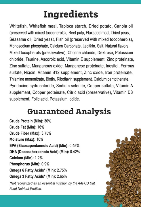 Tender & True Ocean Whitefish & Potato Recipe Cat Food, 7 lb