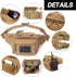 Tactical Fanny Pack | Military Waist Bag Hip Belt Bumbag Utility Bags for Outdoor Hiking Climbing Fishing (1 Pack Z-ACU)