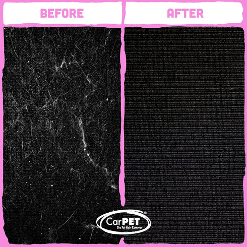 Car Pet Hair Remover - Remove Dog, Cat, Horse & Pet Hair from Car, RV Interiors & Carpets - Ideal for Clothing, Sofas,