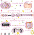 Maca Bates Easter Day Dog Collar with Bow Tie, Adjustable Pink Eggs Collar for Small Medium Large Dogs