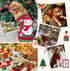 Dog Christmas Sweater Cute Snowman Costume for Small Medium Large Dogs - XXS, Red Green Stripe Snowman