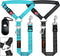 Removable Dog Seat Belt Harness for Car, 3 in 1 Pet Dog Car Seatbelt Leash with Adjustable Reflective Bungee Tether
